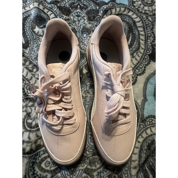 Puma Shoes - Puma Women's Blush Pink Lace-Up Sneakers Size 8
